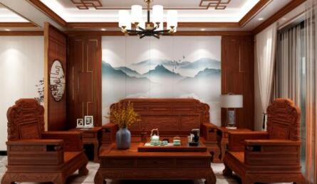 华容如何装饰中式风格客厅？